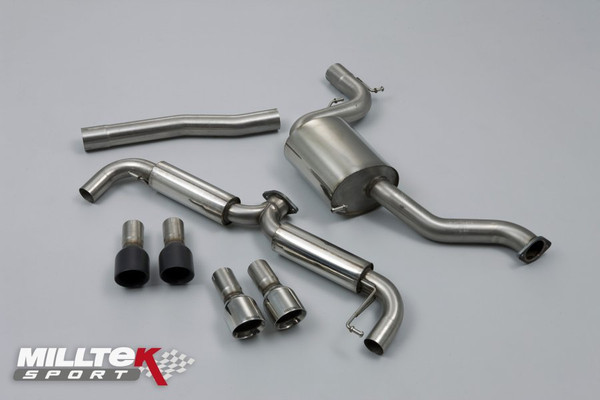 Milltek 3" Race Cat Back Exhaust System - Volkswagen Golf Mk6 GTi 2.0 TSI 210PS