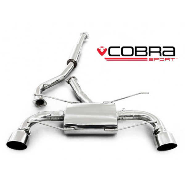 Cobra Sport Resonated Cat Back Exhaust System - Subaru BRZ / Toyota GT86