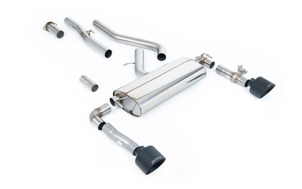 Milltek Exhaust OPF/GPF back Exhaust BLACK TAIL PIPES – Hyundai Kona N 2.0 T-GDi (280PS – WITH OPF/GPF models only)