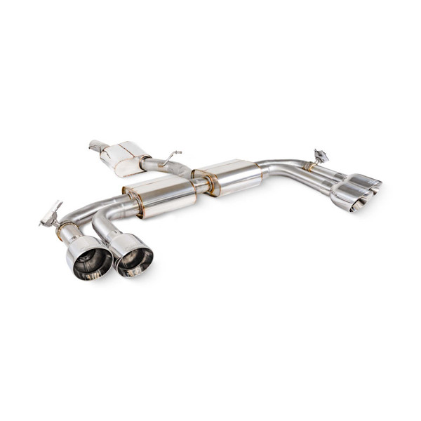 Audi S3 8Y Saloon S3 Resonated cat/gpf back system & electronic valves