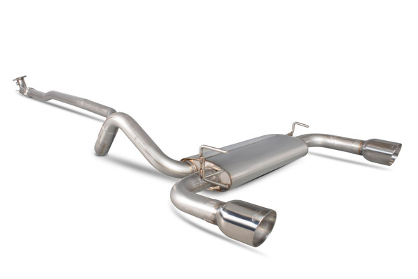 Fiat 500/595 Abarth 1.4 (IHI Turbo) / 595/695 Abarth 1.4 (Garrett Turbo) 500 Non-resonated cat-back system