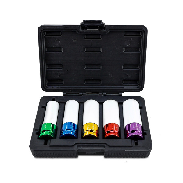 5-Piece Non-Marring 1/2 in Wheel Nut Socket Set
