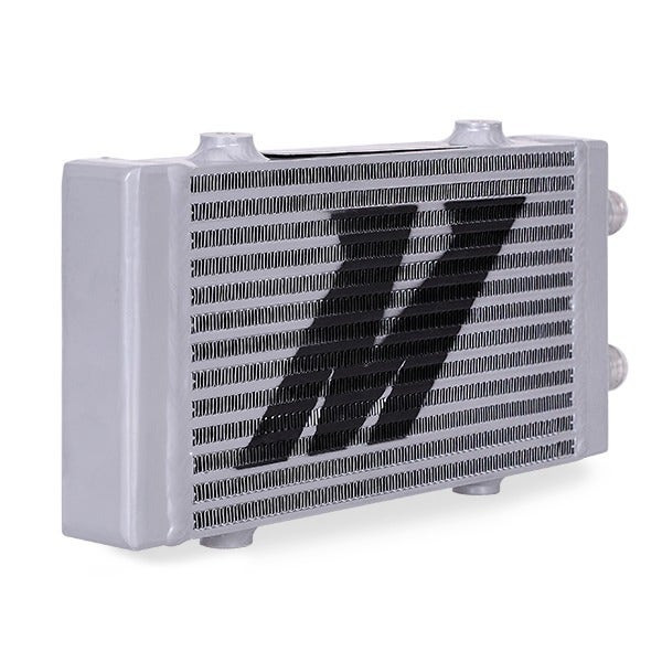 Universal Oil Cooler,  Dual Pass Bar and Plate, Silver, Small