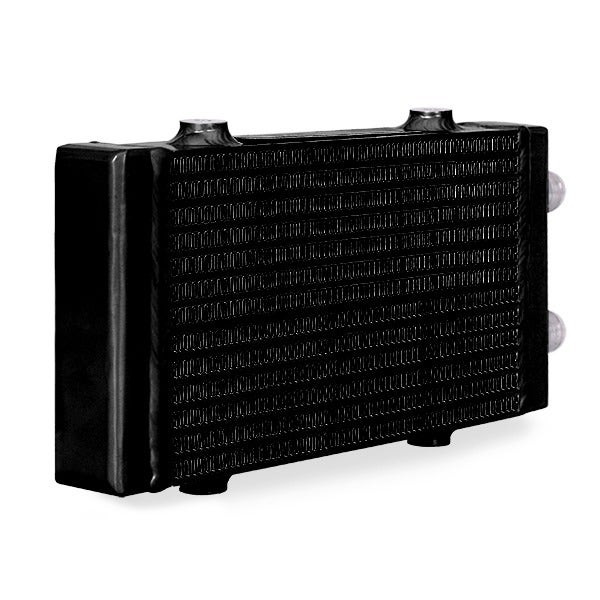 Universal Oil Cooler,  Dual Pass Bar and Plate, Black, Small