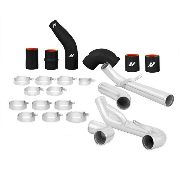 Intercooler Pipe Kit, Polished, fits Mitsubishi Lancer Evolution X 2008-2015