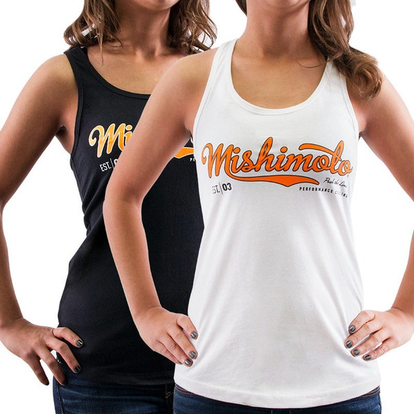 Mishimoto Women's Athletic Script Racerback Tank Medium Black