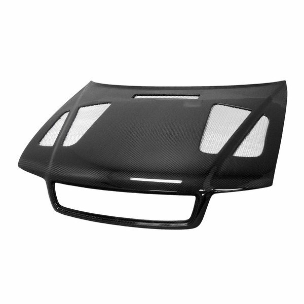 ER-style carbon fibre bonnet for 1996-2001 Audi A4