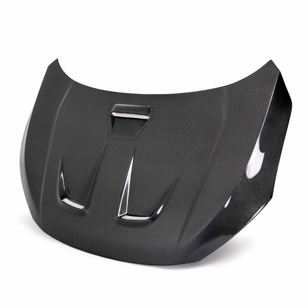 MR-style carbon fibre bonnet for 2016-2021 Honda Civic 2DR/4DR
