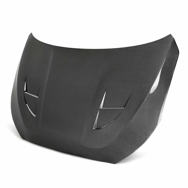 TS-style carbon fibre bonnet for 2019-2022 Hyundai Veloster
