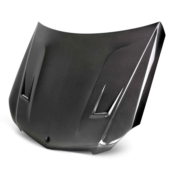 GT-style carbon fibre bonnet for 2012-2015 Mercedes Benz C63