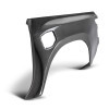MB-style carbon fiber bedsides for 2022 Nissan Frontier (2" rise & 4" wider)