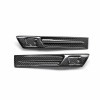 Carbon fiber fender duct logo for 2009-2022 Nissan GTR