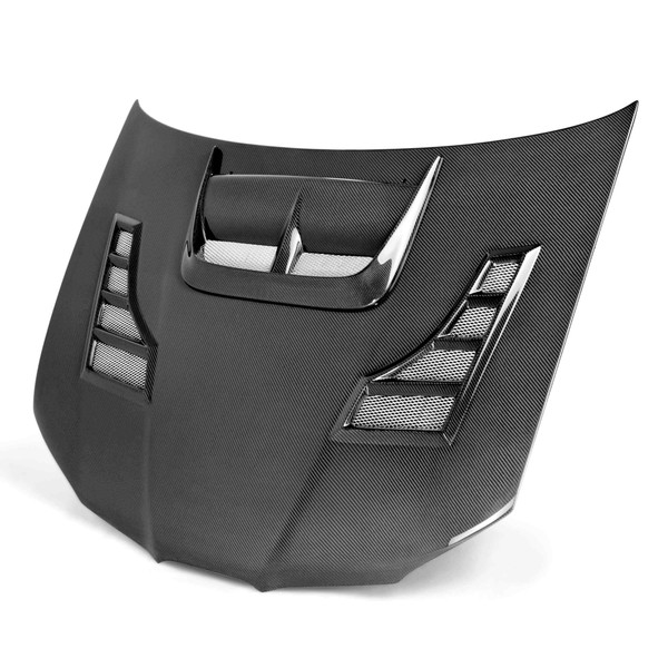 CW-style carbon fibre bonnet for 2006-2007 Subaru Impreza/WRX/STi
