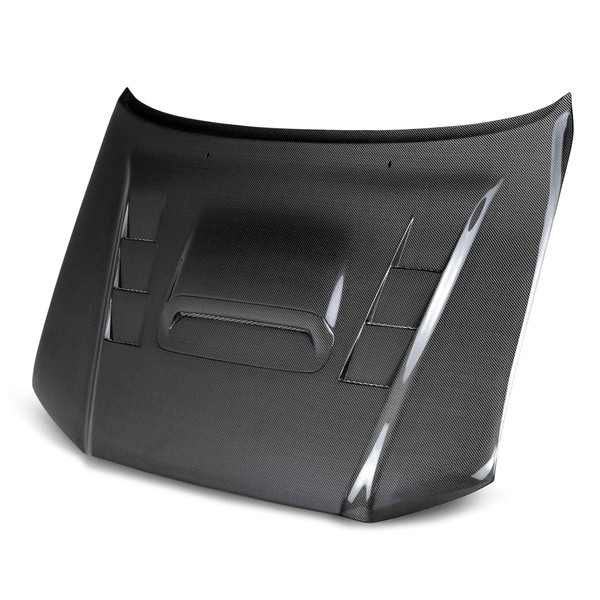 TS-style carbon fibre bonnet for 2012-2015 Toyota Tacoma