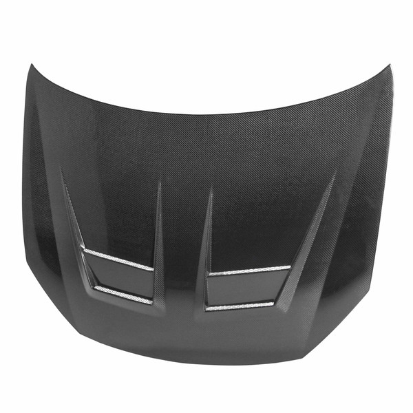 DV-style carbon fibre bonnet for 2010-2014 VW Golf / GTI (Shaved)