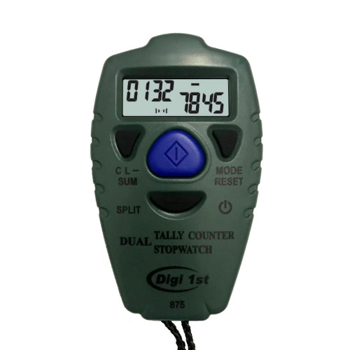 Digi 1st TC-875 Dual Tally Counter and Stopwatch