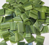 Avocado Green Stained Glass Mosaic Tiles