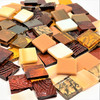 Amber / Autumn Mix Stained Glass Mosaic Tiles