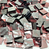 Dusty Rose Purple English Muffle Translucent Stained Glass Mosaic Tiles