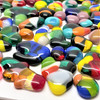 30% OFF 1oz FUSED Stained Glass WONKY PIECES, Random Variety (per oz)