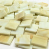 Bone Beige Opal Stained Glass Mosaic Tiles