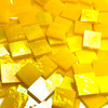 GGG - Goldenrod Opal Luminescent Stained Glass Mosaic Tiles COE 96