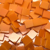 NEW Orange Popsicle Stained Glass Mosaic Tiles COE 96