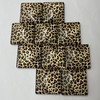 Leopard (large print) Square Glass Cabochons, 10pcs, 25mm XL