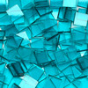 NEW Turquoise Cathedral Stained Glass Mosaic Tiles COE 96