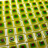 FUSED Stained Glass Tiles, 8pcs, PYRAMIDS, Set G