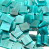 NEW Dark Teal Green Wispy Stained Glass Mosaic Tiles