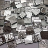 GGG *Limited Stock Available* Silver Symphony Mirror Mix, 1" tiles, 100pcs
