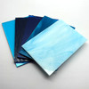 5pc Stained Glass Variety Pack, 4" x 2.75", BLUE Mix