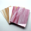5pc Stained Glass Variety Pack, 4" x 2.75", CHAMPAGNE/PINK Mix