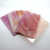 5pc Stained Glass Variety Pack, 4" x 2.75", CHAMPAGNE/PINK Mix
