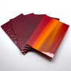 5pc Stained Glass Variety Pack, 4" x 2.75", RED Mix