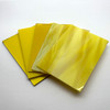 5pc Stained Glass Variety Pack, 4" x 2.75", YELLOW Mix