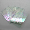 5pc Stained Glass Variety Pack, 4" x 2.75", CLEAR IRIDESCENT Textured Mix