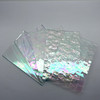 5pc Stained Glass Variety Pack, 4" x 2.75", CLEAR IRIDESCENT Textured Mix