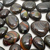 NEW 1oz Fused Stained Glass SWIRLY STONES (8-10pcs per oz)