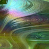 NEW Sparkling Spruce Iridescent Stained Glass Mosaic Tiles COE 96