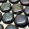 FUSED Black Radium Iridescent Cabochon Mix, 8pcs *Limited Stock*