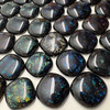 FUSED Black Radium Iridescent Cabochon Mix, 8pcs *Limited Stock*
