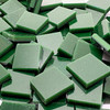 GGG 1/2" x 1/2" Hunter Green Opal Stained Glass Mosaic Tiles COE 96 (100 tiles)