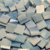 GGG 1/2" x 1/2" Cobalt & Aqua Blue Opal Stained Glass Mosaic Tiles COE 96 (100 tiles)