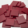 GGG 1" x 1" Black Cherry Opal Stained Glass Mosaic Tiles COE 96 (25 tiles)