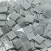 GGG 1/2" x 1/2" Cloud Gray Opal Stained Glass Mosaic Tiles COE 96 (100 tiles)