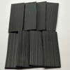 GGG 1" x 2-3/4" Black Fibroid Stained Glass Mosaic Tiles COE 96 (8 tiles)