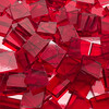 GGG 1/2" x 1/2" Cherry Red Translucent Stained Glass Mosaic Tiles COE 96 (100 tiles)
