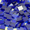 GGG 1/2" x 1/2" Dark Blue Translucent Stained Glass Mosaic Tiles COE 96 (100 tiles)